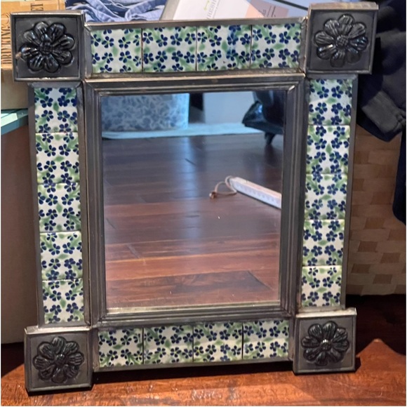 Talavera Ceramic Mexican tiled mirror